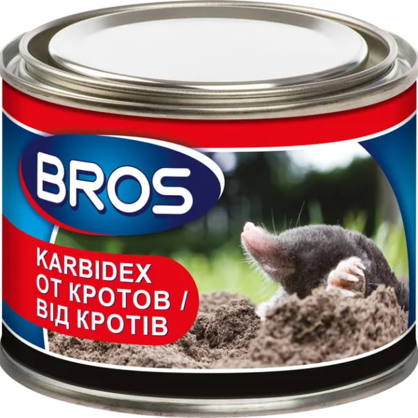 Брос(BROS) Karbidex засіб від кротів, 500г