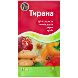 Тирана протруйник інсекто-фунгіцид, 15мл