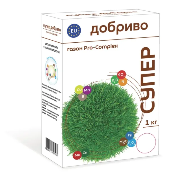 Супер Добриво для газону Pro-Complex 1кг