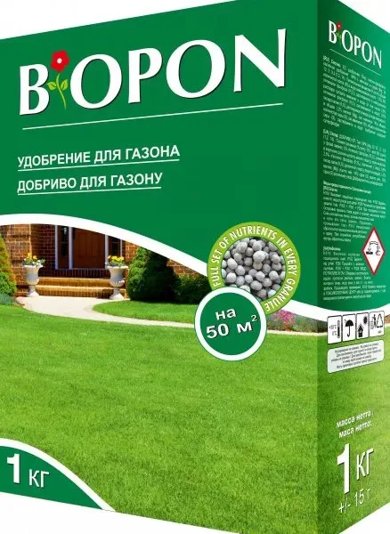 добриво для газонів Biopon,1 кг.
