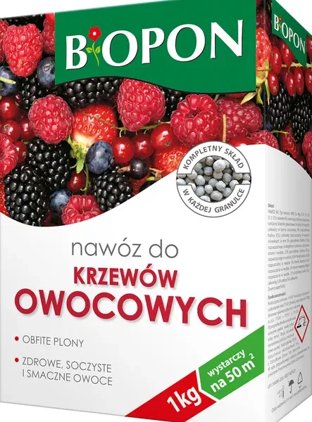 добриво для плодових кущів і дерев Biopon,1 кг.