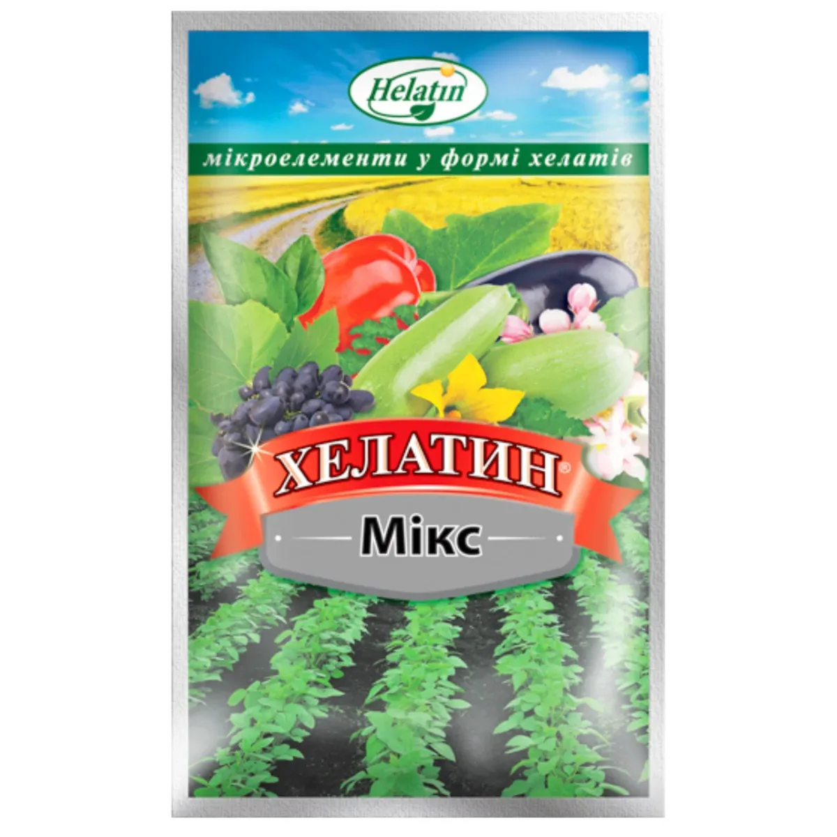 Добриво комплексне для овочевих культур Хелатин Мікс, 50 мл Добриво комплексне для овочевих культур Хелатин Мікс, 50 мл