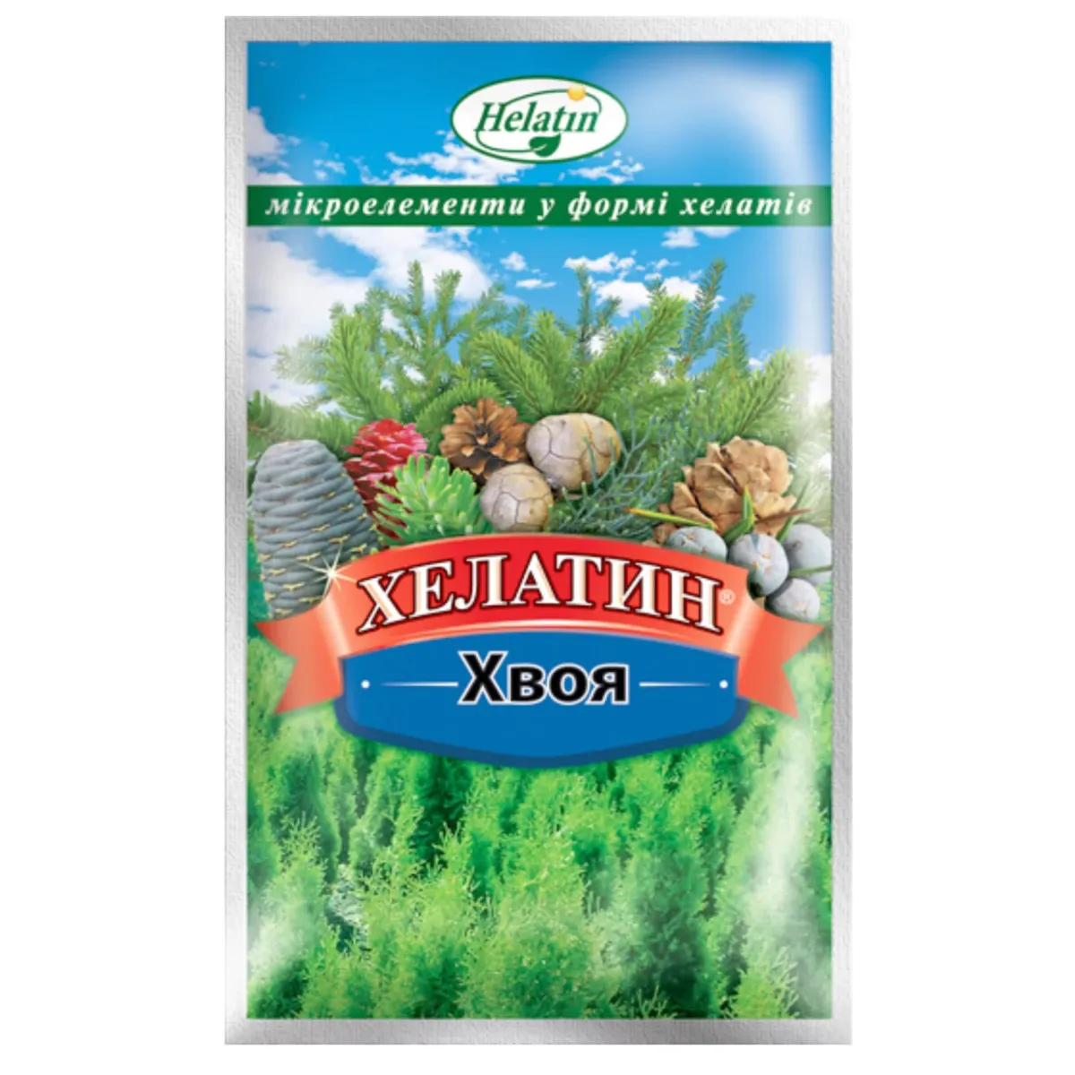 Добриво для Хвойних рослин Хелатин,50 мл Добриво для Хвойних рослин Хелатин,50 мл