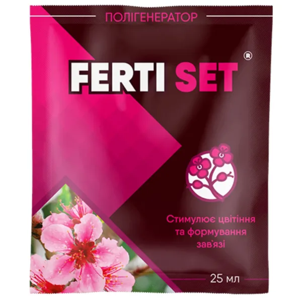 Стимулятор цвітіння та формування зав’язі рослин Ferti Set ,25 мл.