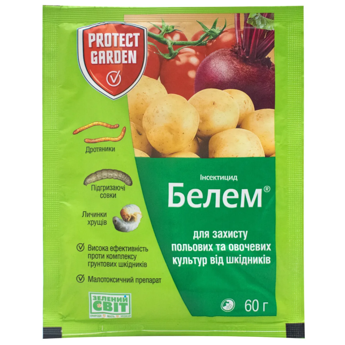 Інсектицид проти ґрунтових шкідників Белем Protect Garden, 60г