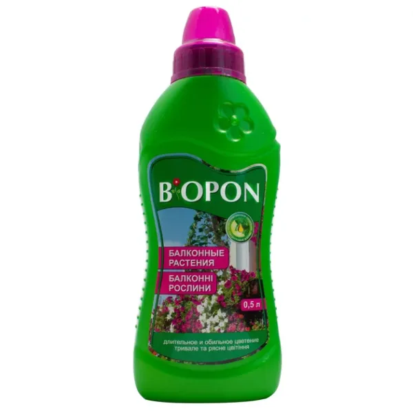 Добриво рідке для балконних рослин Biopon, 0,5 л