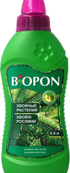 Добриво рідке для хвойних рослин Biopon, 0,5 л