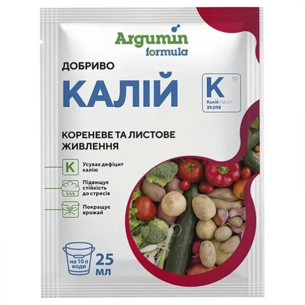 Добриво Формула Калій Argumin, 25 мл